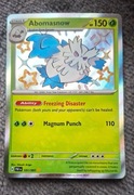 Oryginalna Pokemon Abomasnow 101/091 Paldean Fates Rare HOLO
