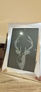 Grawerowany jeleń 