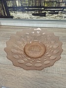 Szklana patera / misa dekoracyjna – faktura bąbelków