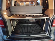 Zabudowa kamper, moduł kempingowy, łóżko do busa VW transporter 