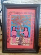 Obraz malowany na szkle vintage