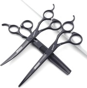 3 szt. Sharonds profesjonalne Nożyczki fryzjerskie Salon Fryzjerski