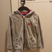 Bluza Lupilu dla dziewczynki rozmiar 110/116 szara z kapturem