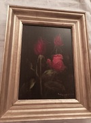 Barbara Bojanowska - sklejka Lipowa, IX 2001. Róże 33x24cm