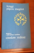 Księgi pięciu meglilot, tłum. Czesław Miłosz