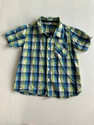 Koszula chlopięca 5-6lat 110-116cm w kratę 100%bawełna na lato #1794