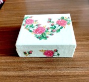 Pudełko ciekawe na drobiazgi szkatułka Handmade