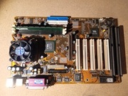 Retro Płyta Główna AV14 + Celeron 566 + 64 MB RAM