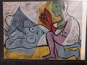 Pocztówka Sztuka Pablo Picasso Gli amanti 
