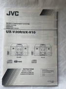 JVC UX-V20R UX-V10 instrukcja obsługi