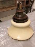 Lampa wisząca kremowa