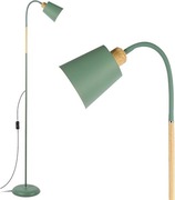 Klasyczna zielona lampa podłogowa 159 cm E27 (bez żarówki)