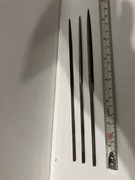 pilniki do metalu PFERD 3szt: kwadratowy trójkątny, półokrągły mało używane