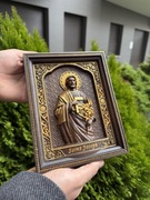 Płaskorzeźba św. Józefa. Obraz.