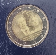Luksemburg 2 euro, 2015 15. rocznica wstąpienie  na tron