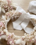 Ręcznie robiony wianek z suszonych kwiatów | Boho | Ślub | Komunia | Sesja 