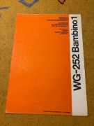 Schematy Gramofon WG-252 Bambino 1 