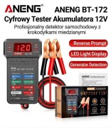 Tester akumulatora samochodowego ANENG BT-172 – 12V NOWY