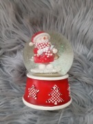 Śnieżna kula pozytywka nakręcana muzyka śnieg 