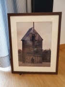 Stary Wiatrak - Fotografia  w oprawie 42 x 52 cm