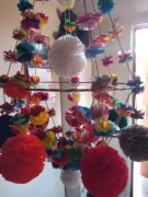 Pająk wielkanocny kolorowy