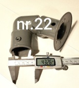 Parasol ogrodowy części fi 3 m-kolanko