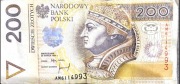 Banknot o nominale dwustu złotych 