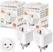 Inteligentne gniazdko Smart WiFi 16A 3680W Ledlumen Tuya