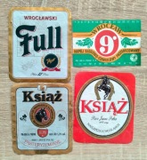 Stare etykiety Wrocław PIAST KSIĄŻ 4 szt.