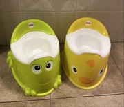 2 x nocniki Fisher Price nocnik żabka i kaczuszka