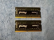 Pamięć RAM Kingston FURY 32GB (2x16GB) 3200MHz CL20 DDR4 SODIMM Impact