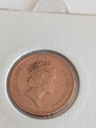 jeden pens- one  penny 1981-89 zestaw 