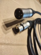 Przewód XLR złącza NEUTRIK 3 metry 
