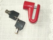 NOWA solidna blokada tarczy hamulcowej motocykla dwa bezpieczne kluczyki