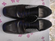 PÓŁBUTY CZARNE, MĘSKIE, rozmiar 42