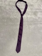 Zara krawat fioletowy modny wesele jesień okazja