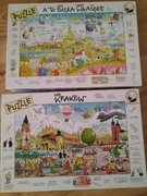 Puzzle 2szt x1000, 1szt x 500