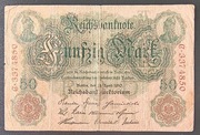 BANKNOT Niemcy 50 marek 1910 rok