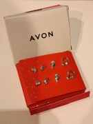 Zestaw Kolczyków AVON – Komplet 4 Pary – Złote i Srebrne Platerowanie