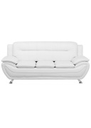 Sofa 3- osobowa ekoskóra biała