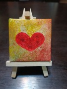 Mini obraz sztaluga prezent 