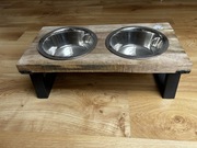 Miski dla psa drewno handmade