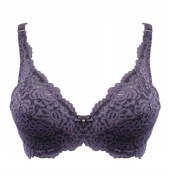 Anfen biustonosz fioletowy usztywniany koronkowyBawełna 31-035 rozmiar 100E