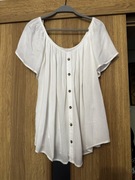 Sprzedam elegancka bluzkę hiszpanka biała Terranova rozmiar l