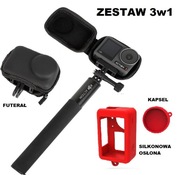DJI Osmo Action 3 – FUTERAŁ + OSŁONA + KAPSEL zestaw 3 w 1