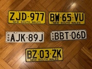 Oryginalne tablice rejestracyjne Australia AUS