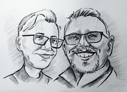 Karykatura / Portret na zamówienie ze zdjęcia /Karykaturzysta life