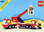 KLOCKI LEGO ZESTAW NR 6358 TOWN WÓZ STRAŻACKI LEGOLAND UNIKAT MAKIETA !!