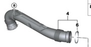 Rurka powietrza oczyszcz. 13 71 8095810 M4, M3, M2, BMW