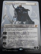 MTG Tezzeret, Cruel Captain *Borderless* +emblem EoE Mythic Plainswalker